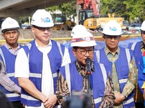 Kenneth DPRD DKI Dampingi Gubernur Pramono Sidak Flyover Latumenten, Progres Capai 55%