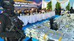Potret Narkoba 3 Ton yang Digerebek BNN RI di Gresik