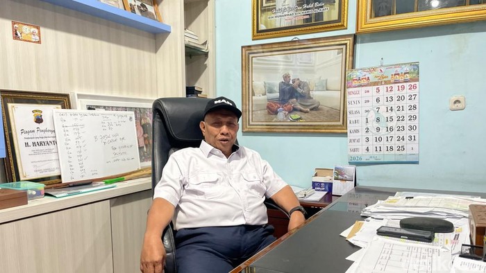 Bos PO Haryanto, Haji Haryanto saat ditemui di garasi PO Haryanto Kudus, Kamis (2/6/2026).