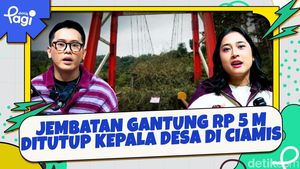Video: Jembatan Gantung Rp 5 M Ditutup Kepala Desa di Ciamis 