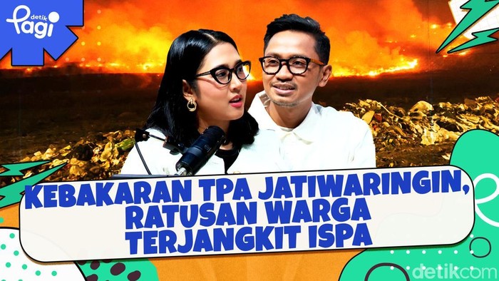 Detik Pagi | Kebakaran TPA Jatiwaringin, Ratusan Warga Terjangkit ISPA