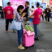 Tahun ini, Jakarta X Beauty juga diramaikan oleh 23 brand baru yang untuk pertama kalinya berpartisipasi dalam pameran tersebut. Foto: detikFoto/Rafida Fauzia