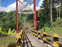 Kades Masih Tutup Jembatan Gantung Rp 5 M di Ciamis, Ini Alasannya