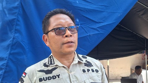 Kalaksa BPBD Mataram, Budi Wartono. (Nathea Citra/detikBali)