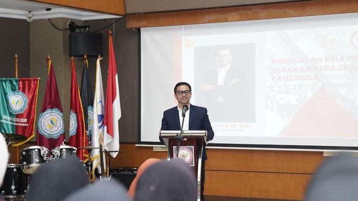 Marinus Gea Tegaskan Relawan Kebajikan Pancasila Harus Jadi Teladan