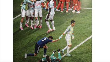 Kemenangan dramatis Belgia atas Senegal mengulang kemenangan yang sama atas Jepang di Piala Dunia 2018. Foto: X.com