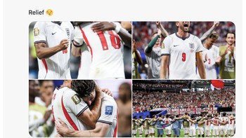 Inggris berhasil menang setelah tertinggal, sesuatu yang secara historis sangat langka bagi mereka. Foto: X.com