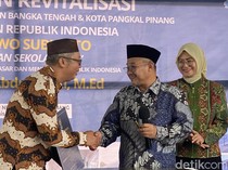 Mendikdasmen Abdul Muti Resmikan Revitalisasi Sekolah di Bangka Belitung