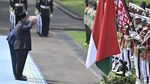 Prabowo Sambut Presiden Belarus dengan Upacara Kenegaraan