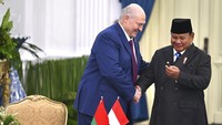 Dalam pertemuan itu, kedua pemimpin membahas penguatan kemitraan di sektor perdagangan, investasi, industri, pertanian, hingga teknologi. ANTARA FOTO/Galih Pradipta