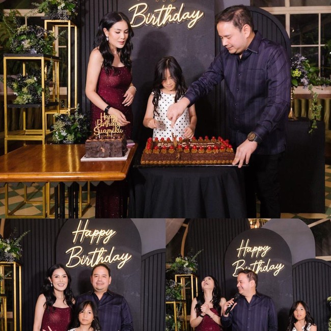 Nindy Ayunda Gelar Pesta Ultah Spesial ke Dito Mahendra, Kuenya Bikin Salfok