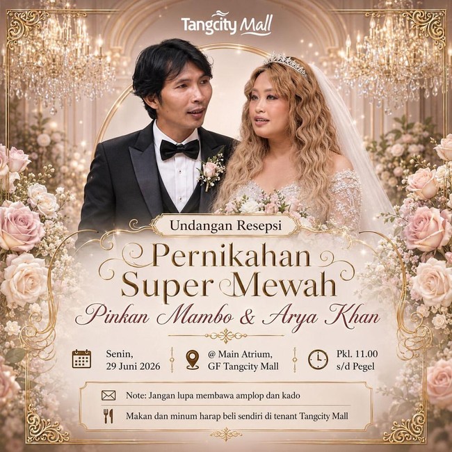Pinkan Mambo Bicara soal Gelar Resepsi Nikah di Mal