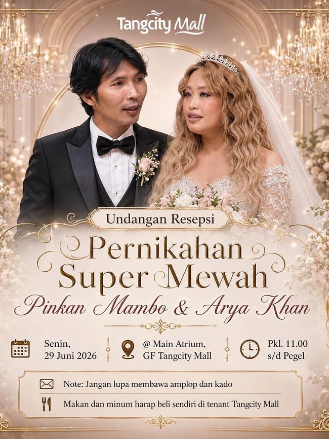 Pinkan Mambo Bicara soal Gelar Resepsi Nikah di Mal