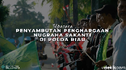Bangga! Polda Riau Kirab Penghargaan Nugraha Sakanti dari Presiden