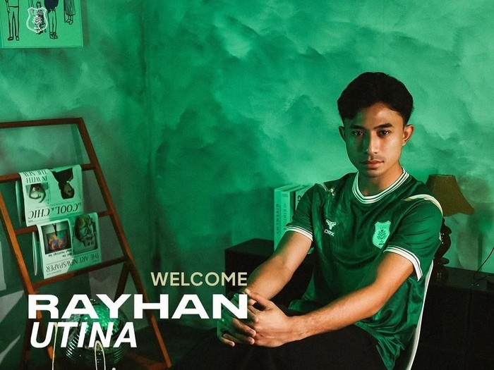Rayhan Utina bergabung dengan PSMS Medan (Dok. Instagram PSMS Medan)
