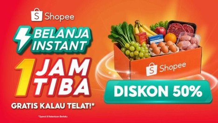 Shopee Luncurkan Belanja Instant 1 Jam Tiba untuk Penuhi Kebutuhan Harian Pengguna