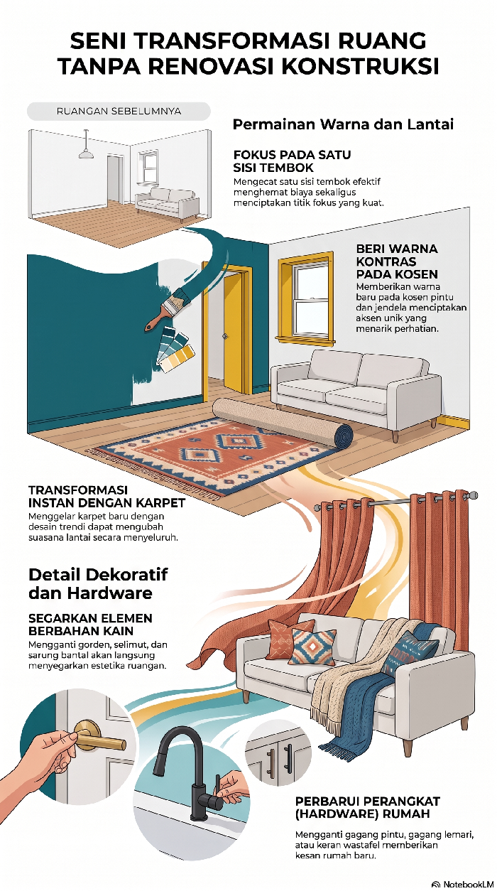 Tips dekorasi interior rumah.