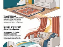 Infografis: 5 Trik Bikin Interior Rumah Makin Cakep Tanpa Renovasi