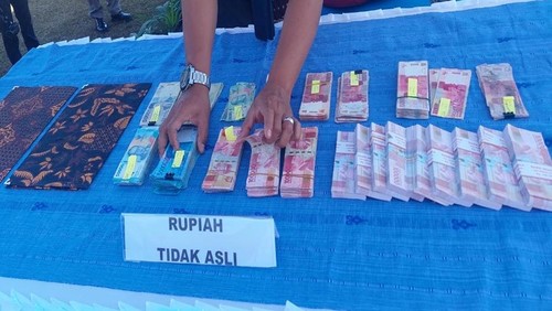 Uang palsu yang dimusnahkan Botasupal NTT dan BI NTT, Kamis (2/7/2026). (Dok BI NTT)