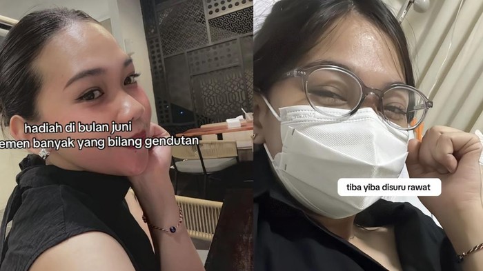 Seorang wanita viral setelah menceritakan pengalaman dirinya terkena kanker rahang