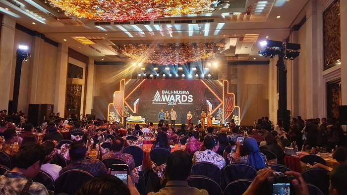 Ajang detikBali-Nusra Awards 2026 di The Trans Resort Bali pada Jumat (3/7/2026). (Foto: Wibhi Leksono/detikBali)