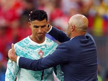 Gestur Kecewa Ronaldo Saat Diganti di Laga Portugal Vs Kroasia