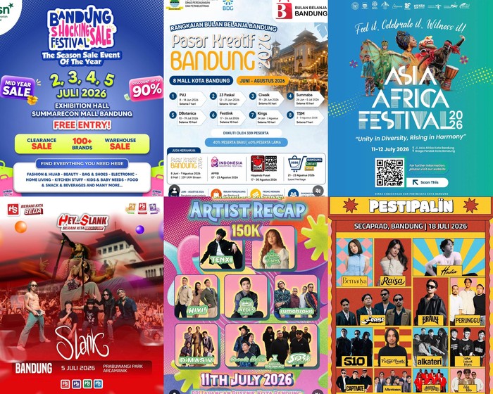 Daftar Event Kota Bandung Juli 2026