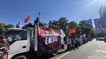 Demo Depan Grahadi Arus Lalu Lintas Padat
