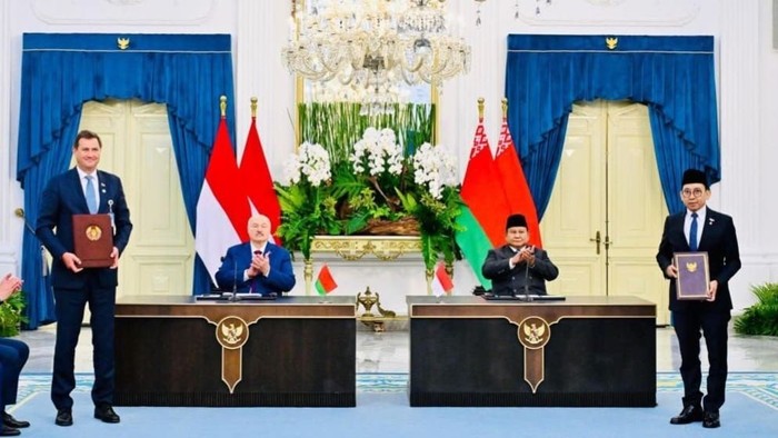 Disaksikan Prabowo dan Lukashenko, RI-Belarus Teken Kerja Sama Budaya
