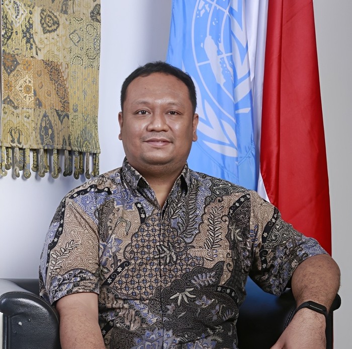 Erlangga Austino Landiyanto, alumnus Unair yang berkarier di PBB.
