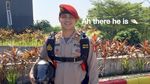 Gemas! Febby Rastanty Cari-cari Suami yang Terjun Payung di HUT Polri