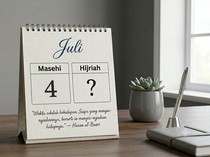 Kalender Hijriah Hari Ini 4 Juli 2026: Tanggal, Bulan, dan Tahunnya