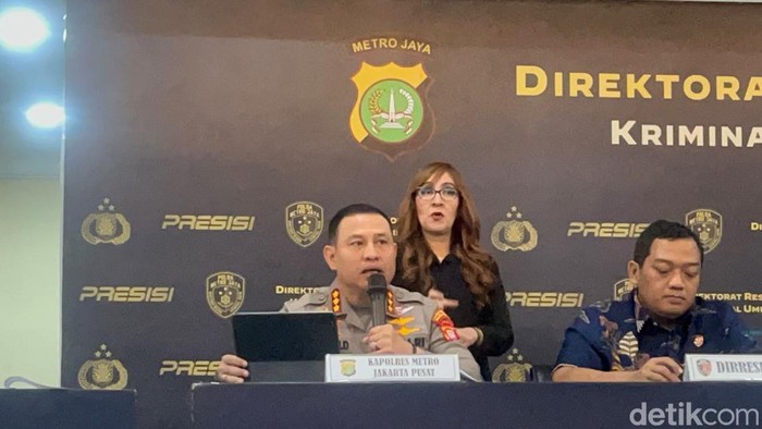 Kapolres Metro Jakarta Pusat Kombes Reynold EP Hutagalung. (Kurniawan/detikcom)