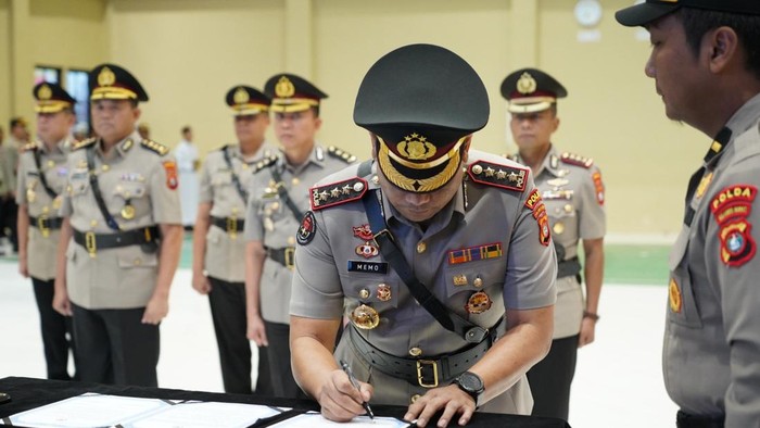 Kombes Memo Ardian dilantik sebagai Kabid Humas Polda Sulbar. Dok Istimewa
