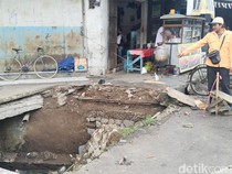 Wajah Muram Pusat Kota Tasik, Trotoar Bolong Setahun-Lampu Merah Mati