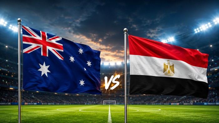 Ilustrasi pertandingan Australia VS Mesir di Piala Dunia 2026