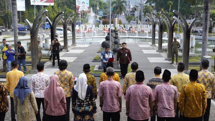 Pelantikan pejabat Pemkab Subang.