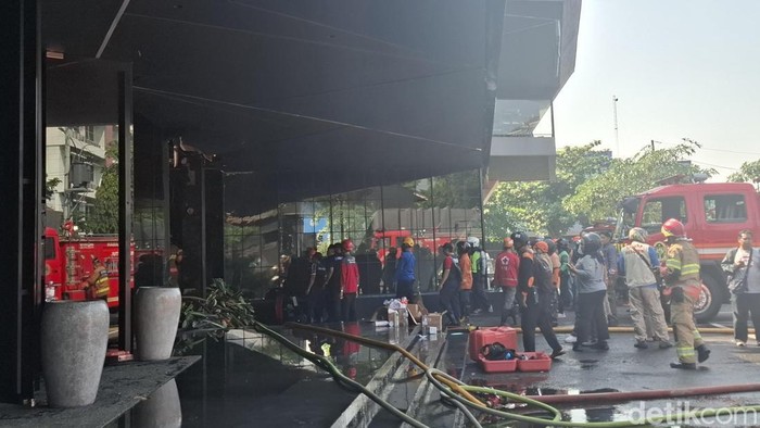 Rama Biliar di Jogja terbakar, Jumat (3/7/2026).