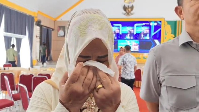 Wakil Bupati Langkat Tiorita Br Surbakti saat wawancara soal Ondim ditangkap KPK