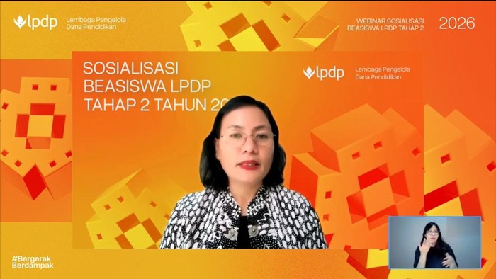 Webinar Sosialisasi Beasiswa LPDP 2026 Tahap II