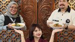Brisia Jodie Kulineran Bareng Suami, Makan Tumpeng hingga Telur Gulung