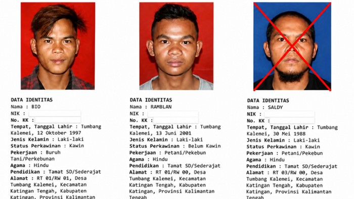 Daftar terduga pelaku terkait tewasnya Aipda Yudhi di Katingan.