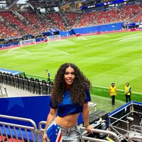 Jayley juga menuliskan pesan romantis penuh cinta untuk Cabral usai pesepakbola 23 tahun itu membobol gawang Argentina. “Aku sangat bangga dengan sosokmu, baik di dalam maupun di luar lapangan. Tidak ada orang yang lebih pantas mendapatkan ini semua selain kamu. Aku akan selamanya jadi fans nomor satumu dalam setiap suka maupun duka. I love you,” demikian penggalan caption yang ditulisnya di Instagram. Foto: Dok. Instagram jayleydacruz
