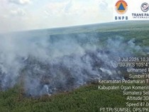 Pemadaman Karhutla Hari ke-3 di Lahan Gambut OKI, Baru 4 Hektare Padam