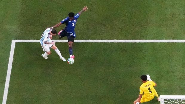 Lionel Messi Soccer Football - FIFA World Cup 2026 - Round of 32 - Argentina v Cape Verde - Miami Stadium, Miami Gardens, Florida, U.S. - July 3, 2026 Argentina's Lionel Messi scores their first goal REUTERS/Amanda Perobelli
