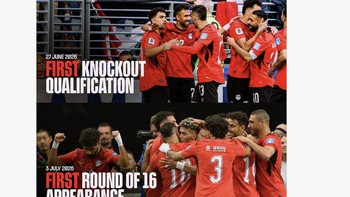 Serba pertama untuk Timnas Mesir usai mengalahkan Australia. Foto: X.com