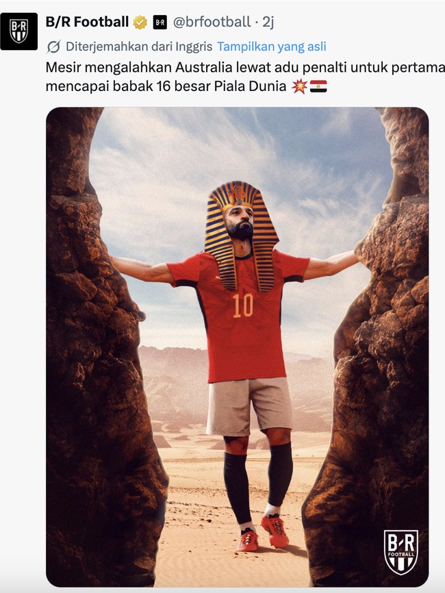 Penalti Sempurna Mesir Singkirkan Australia, Ini Reaksi di Linimasa