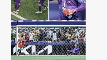 Matt Ryan masuk menjadi kiper Australia, tapi tak mampu menyelamatkan satu pun penalti. Foto: X.com