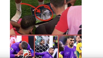 Strategi Mesir melihat gaya permainan Matt Ryan saat penalti ternyata jitu, semua pemain Mesir mencetak gol. Foto: X.com