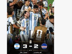 Cabo Verde Bikin Argentina Senam Jantung, Menangkan Hati Netizen